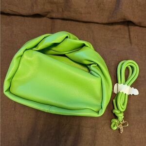 Urban Expressions Lime Green Clutch